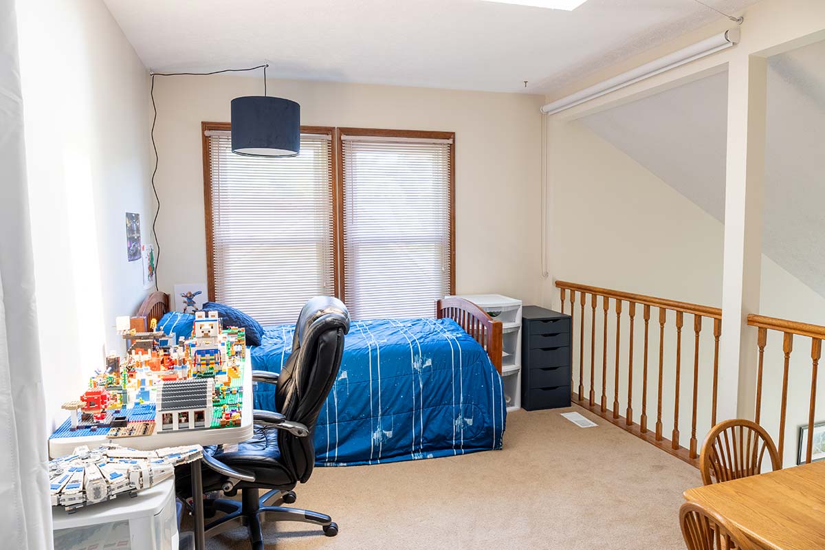 Converting the Loft into a Bedroom {A Cheap, Versatile Solution